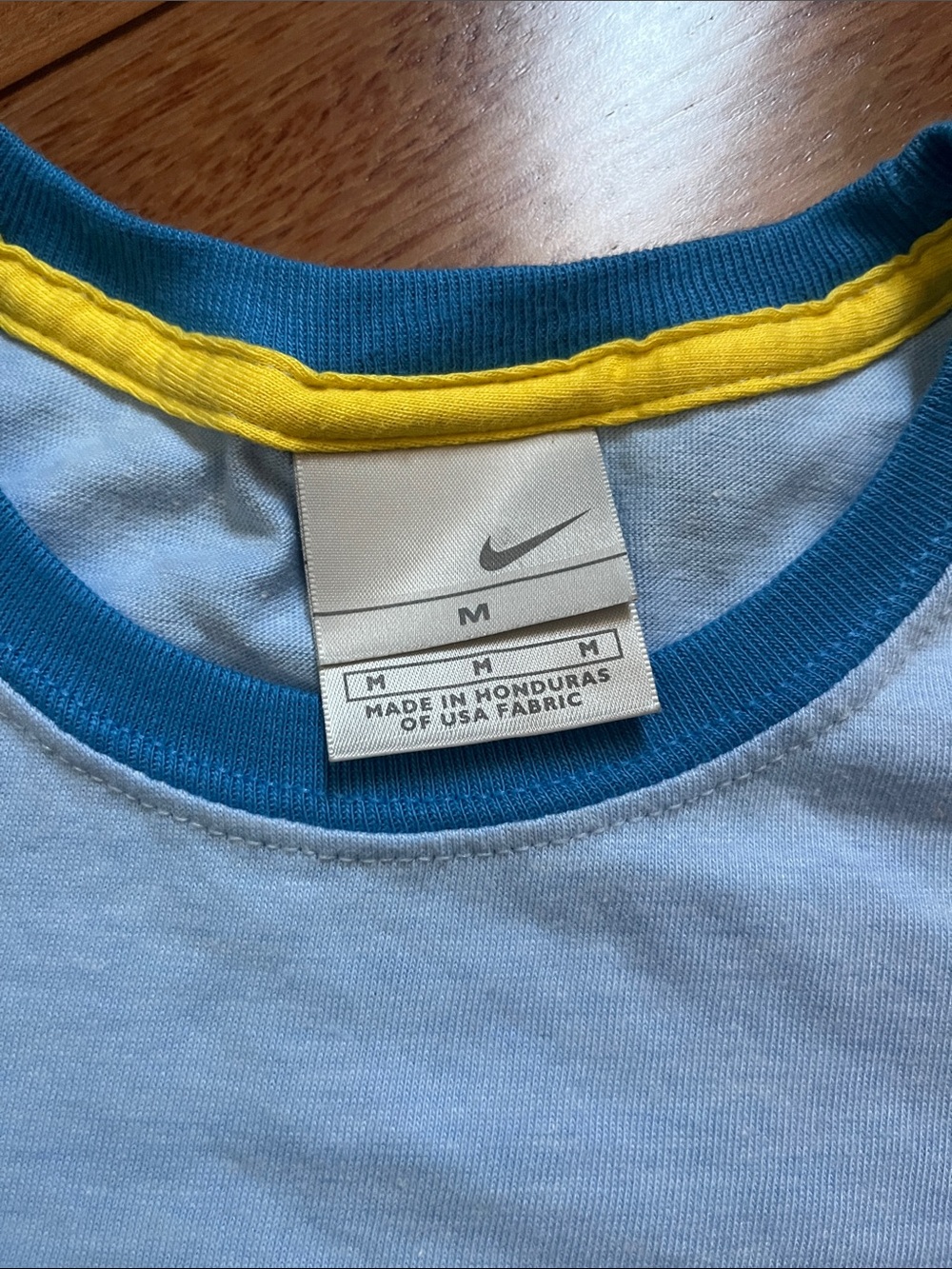NWOT Nike Logo Ringer Tee - Picture 2 of 6